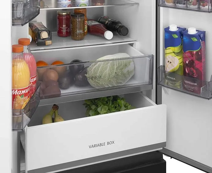 Холодильник MEFERI MFR70BK TOTAL NO FROST CROSS DOOR ULTRA