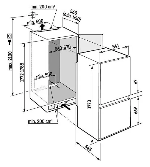 Холодильник LIEBHERR ICSf 5103