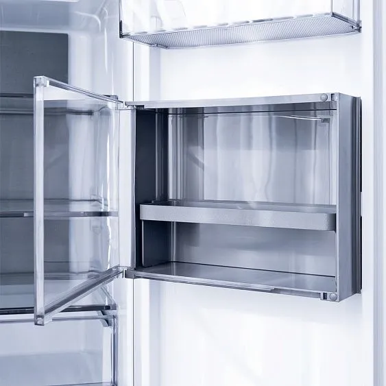 Холодильник CENTEK CT-1746 NF White Glass