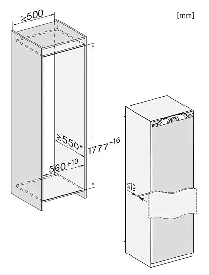 Холодильник MIELE K 7797 C R