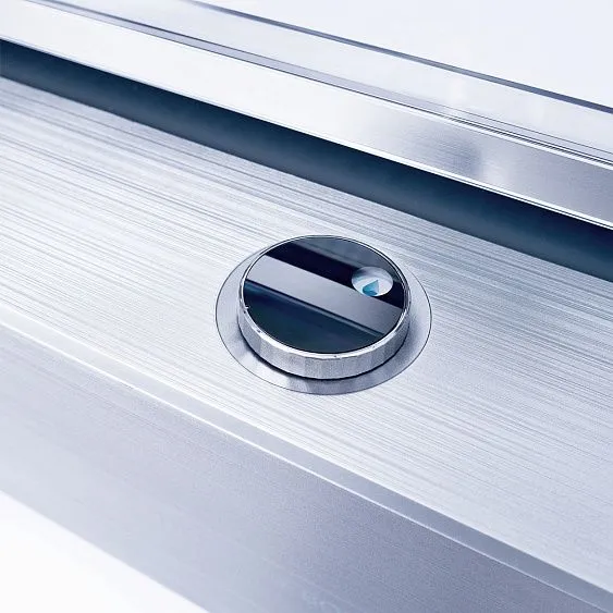 Холодильник CENTEK CT-1746 NF White Glass