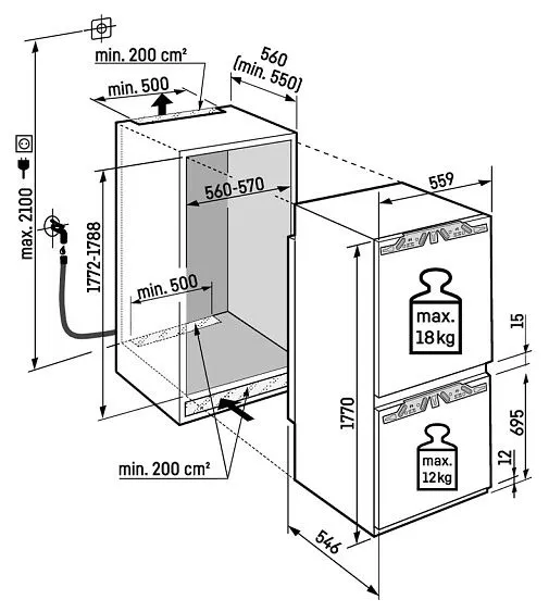 Холодильник LIEBHERR ICNbsci 5173