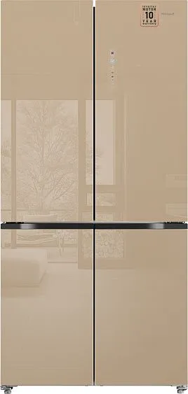 Холодильник WEISSGAUFF WCD 510 Built-in Inverter NoFrost Сhampagne Glass