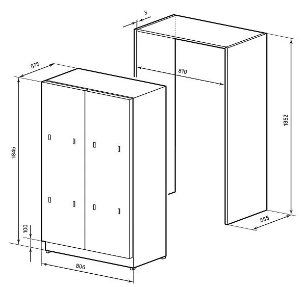 Холодильник LEX LBI400SB Grey