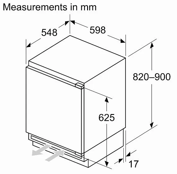 Морозильная камера BOSCH GUN21ADE0