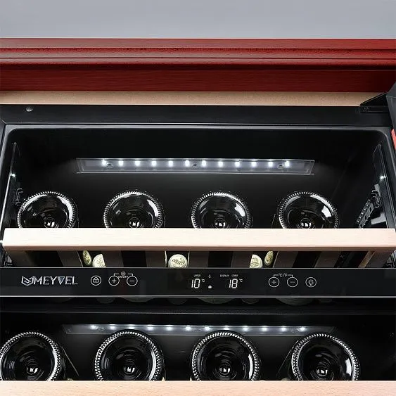 Винный шкаф MEYVEL MV46PRO-KBT2 (Спелая вишня)