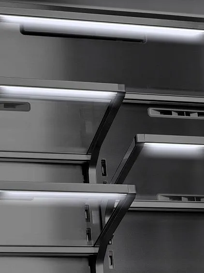 Холодильник HIBERG S-RFC 800 B inverter