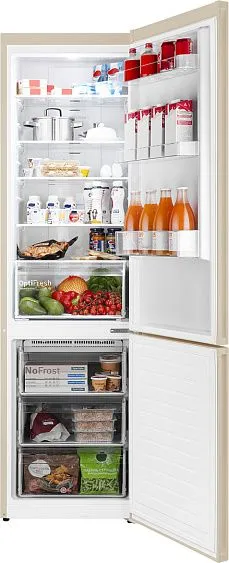 Холодильник WEISSGAUFF WRK 2010 D Inverter NoFrost Beige