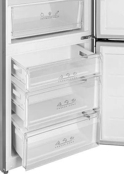 Холодильник WEISSGAUFF WRK 2010 Inox Inverter NoFrost