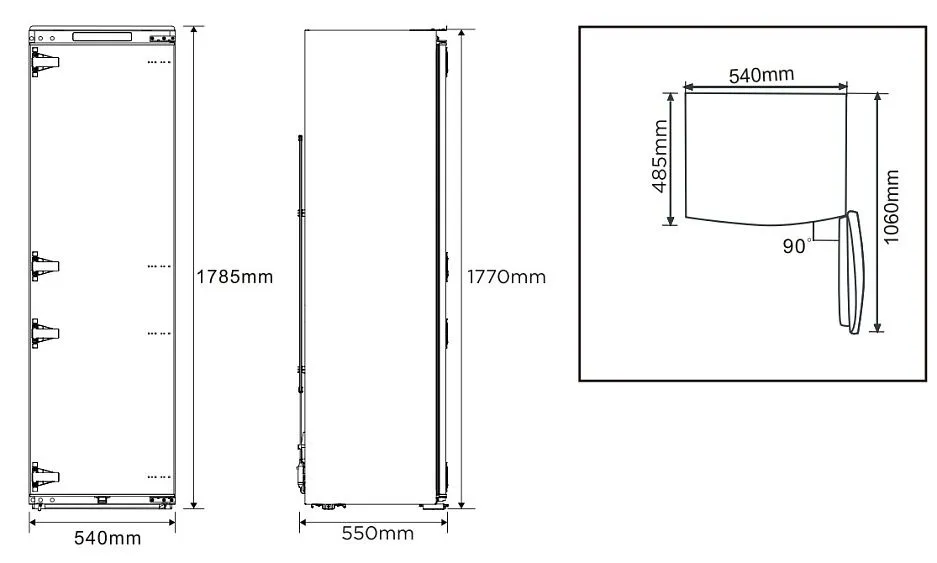 Морозильная камера HYUNDAI HBF 177S