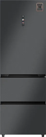 Холодильник WEISSGAUFF WFD 450 Total NoFrost Inverter Dark Grey Built-in