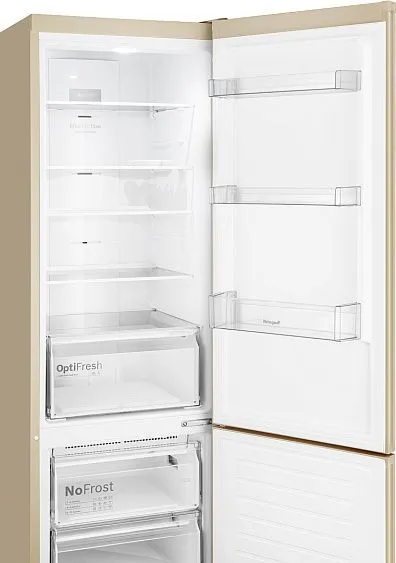 Холодильник WEISSGAUFF WRK 2010 D Inverter NoFrost Beige