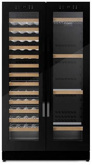 Винный шкаф CASO WineChef Duo 122 Black