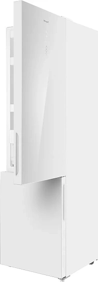 Холодильник WEISSGAUFF WRK 2000 Full NoFrost Inverter White Glass