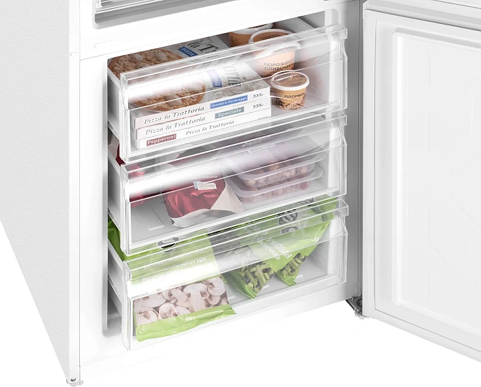 Холодильник WEISSGAUFF WRK 2000 Full NoFrost Inverter White Glass