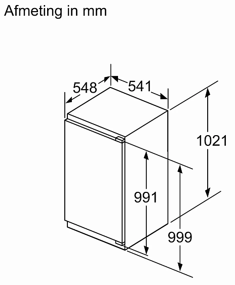Холодильник BOSCH KIR31VFE0