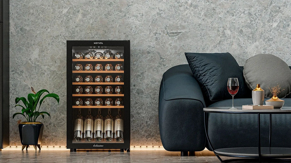 Винный шкаф MEYVEL MV33-KBF1