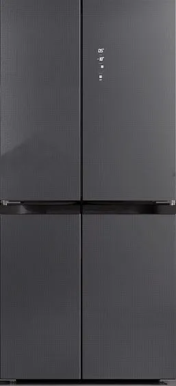 Холодильник LEX LCD450 graphite skin Cross Door