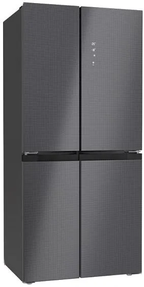 Холодильник LEX LCD450 graphite skin Cross Door