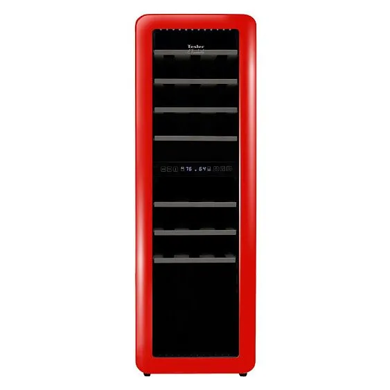 Винный шкаф TESLER CWC-308 RUBY RED LD