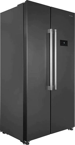 Холодильник HYUNDAI CS55023F нержавеющая сталь