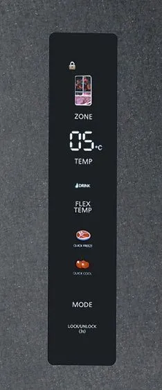 Холодильник TESLER RCD-487BI SPARKLING GREY