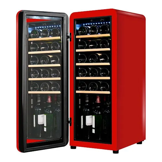 Винный шкаф TESLER CWC-248 RUBY RED LD