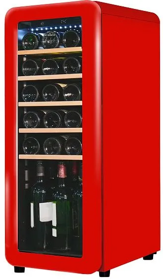 Винный шкаф TESLER CWC-248 RUBY RED LD