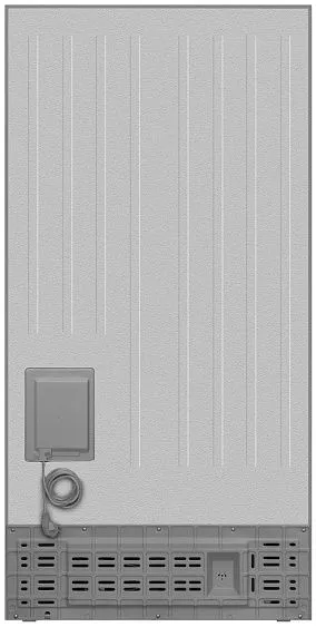 Холодильник MEFERI MFR91IX TOTAL NO FROST SIDE BY SIDE COMFORT