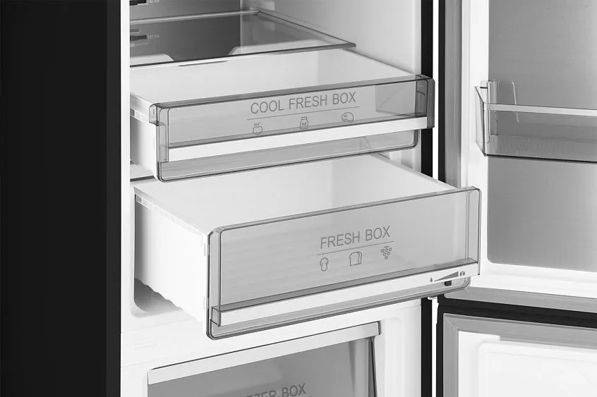 Холодильник WEISSGAUFF WRK 2000 Premium Total NoFrost Black