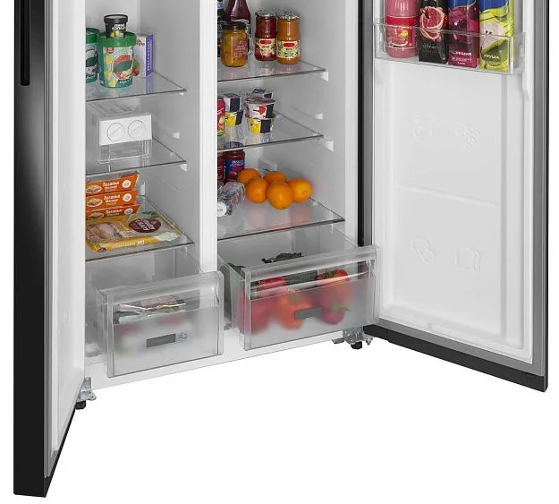 Холодильник MEFERI MFR91BK TOTAL NO FROST SIDE BY SIDE COMFORT