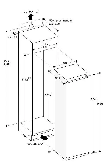 Морозильная камера GAGGENAU RF282306