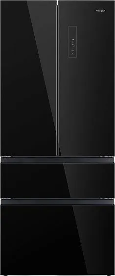 Холодильник WEISSGAUFF WFD 450 Built-in Inverter NoFrost Black Glass