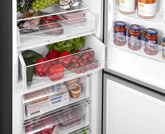 Холодильник WEISSGAUFF WRK 2000 Full NoFrost Inverter Black