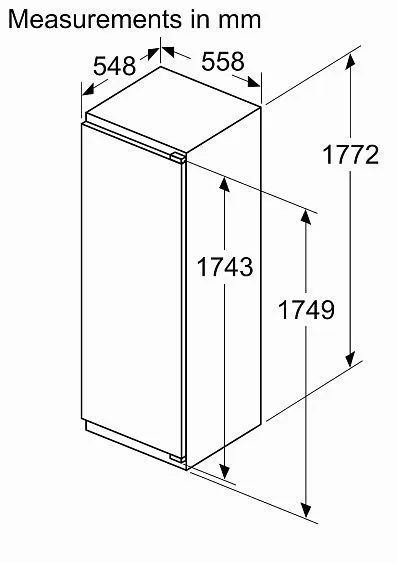 Холодильник BOSCH KIR81ADD0
