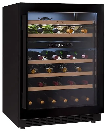 Винный шкаф LEX LWD6046BL dual zone