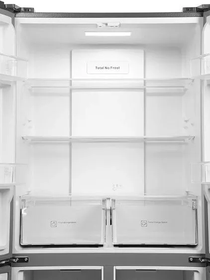 Холодильник HYUNDAI CM45083F нержавеющая сталь