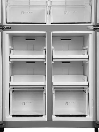 Холодильник HYUNDAI CM45083F нержавеющая сталь