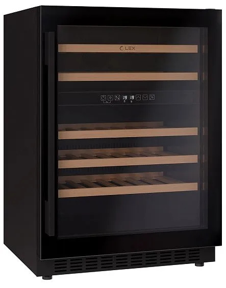Винный шкаф LEX LWD6046BL dual zone