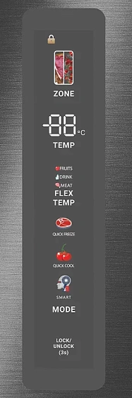 Холодильник TESLER RCD-487BI GRAPHITE