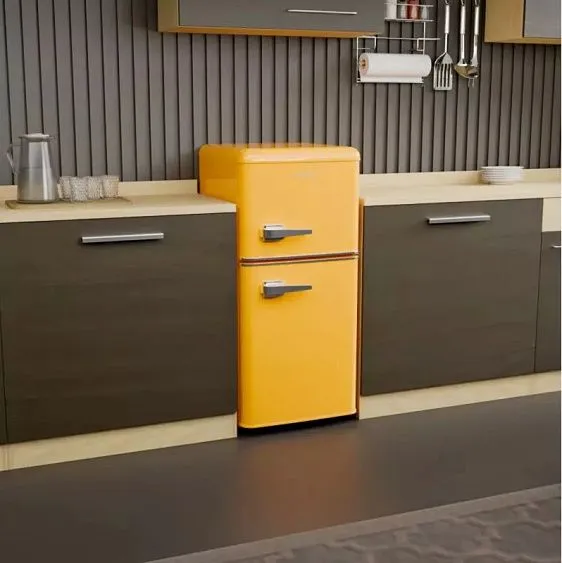Холодильник HARPER HRF-T120M ORANGE