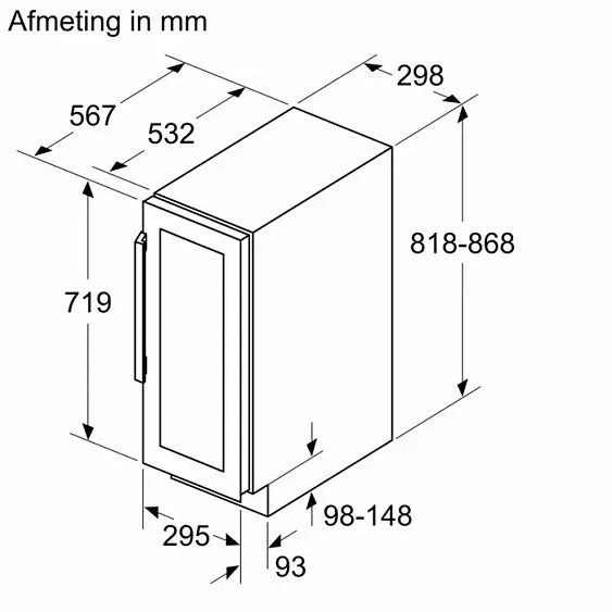 Винный шкаф SIEMENS KU 20WVHF0