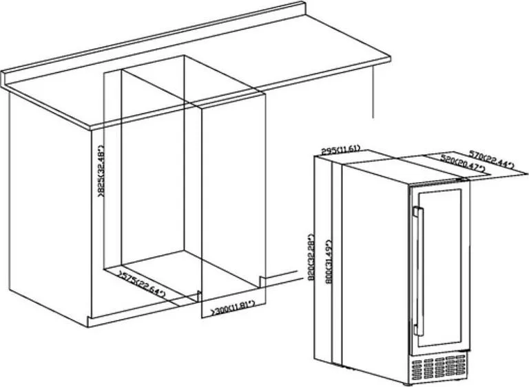 Винный шкаф DE DIETRICH DUW20FB