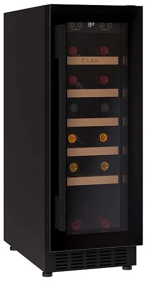 Винный шкаф LEX LWD3020BL