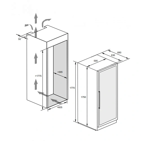 Винный шкаф KAISER K 64833 AD