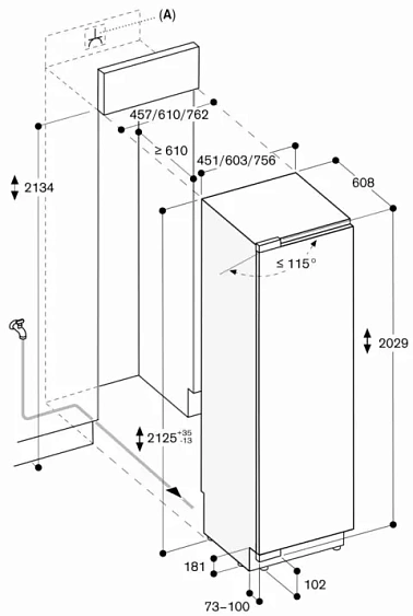 Морозильная камера GAGGENAU RF461306