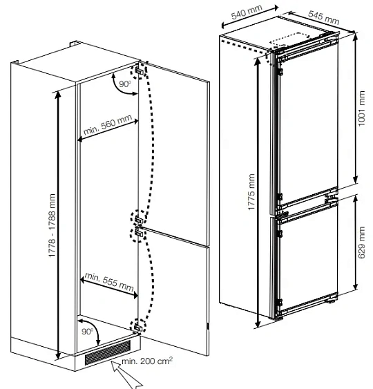 Холодильник HOTPOINT-ARISTON HBT 18I