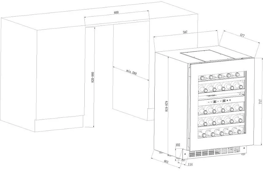 Винный шкаф CASO WineDeluxe WDU 36
