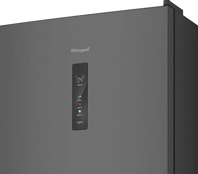 Холодильник WEISSGAUFF WRK 2000 Premium Total NoFrost Dark Grey