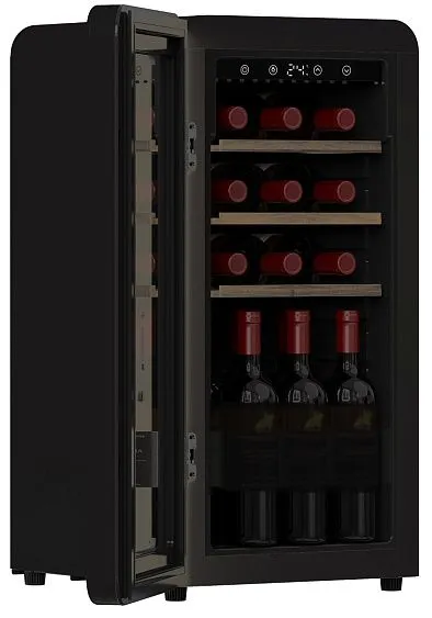 Винный шкаф TESLER CWC-188 BLACK LD